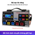 Bộ sạc ắc quy ô tô, xe máy màn hình LCD hiện đại