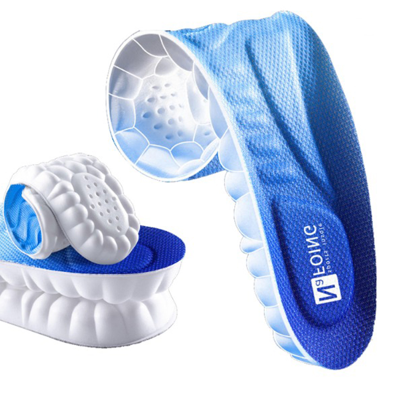 Bộ 2 cặp lót giày 4D cao su non chống sốc, thoáng khí, giảm trơn trượt