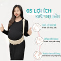 Đai hỗ trợ bụng bầu đàn hồi tốt, giảm đau lưng, bảo vệ vòng eo, Size L