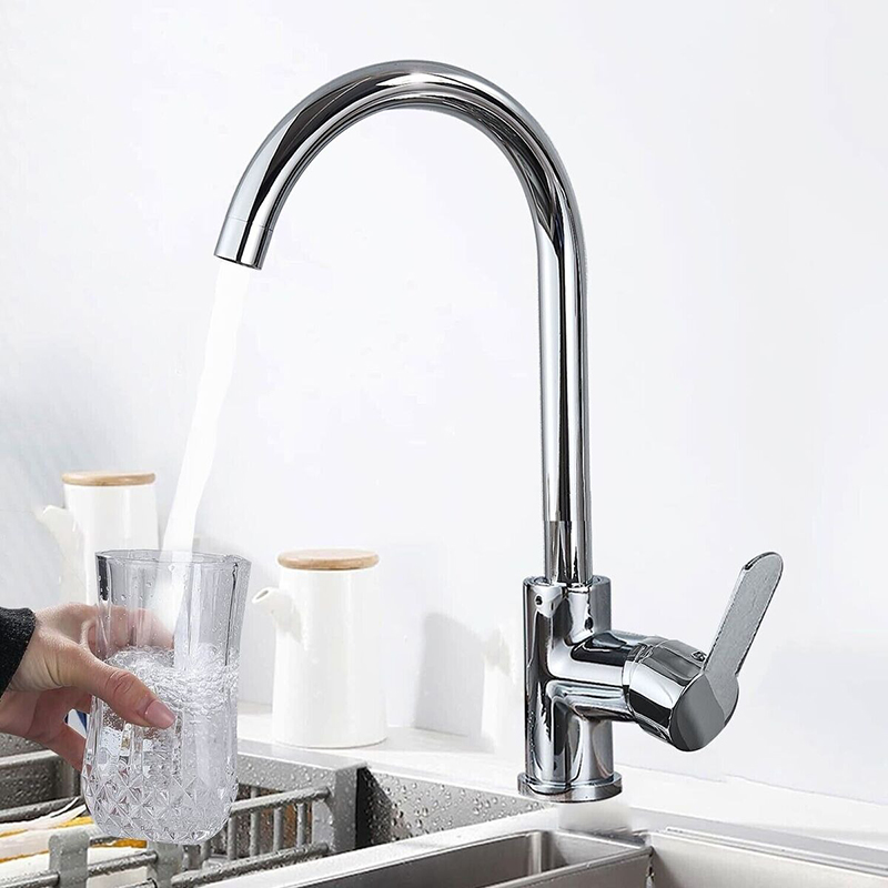 Vòi rửa bát nóng lạnh chất liệu siêu bền dễ lắp đặt