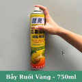 Chai xịt ruồi vàng và côn trùng thế hệ mới 750ml