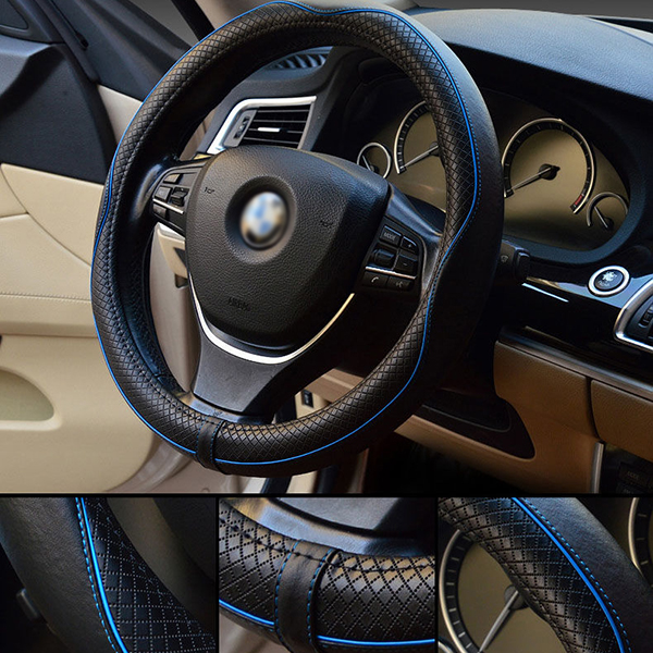 Bọc vô lăng ô tô da cao cấp êm ái chống mồ hôi tay