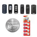 Vỉ 5 viên Pin CR2032 3V thay thế remote, khóa smartkey, thiết bị y tế, Vỉ 5 viên