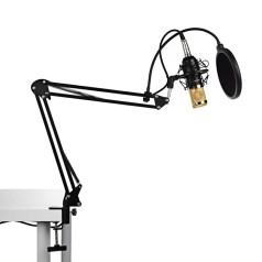 Giá đỡ micro kẹp bàn tiêu chuẩn cho mic thu âm livestream