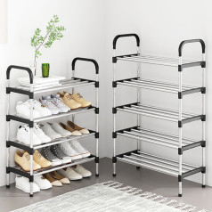 Kệ để giày dép 5 tầng khung hợp kim cao cấp chịu lực tốt