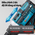 Máy khoan pin đa năng kèm bộ phụ kiện 24 chi tiết cao cấp, Loại 1 pin