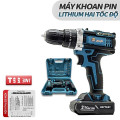 Máy khoan pin đa năng kèm bộ phụ kiện 24 chi tiết cao cấp, Loại 1 pin