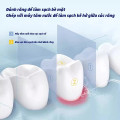 Máy tăm nước cầm tay 3 chế độ kèm 4 đầu vệ sinh và củ sạc, Màu hồng