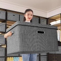 Hộp vải đựng quần áo, đựng đồ đa năng, gấp gọn tiện lợi, Dung tích 40L (44*29*30cm)	