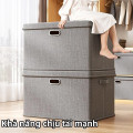 Hộp vải đựng quần áo, đựng đồ đa năng, gấp gọn tiện lợi, Dung tích 40L (44*29*30cm)	