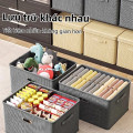 Hộp vải đựng quần áo, đựng đồ đa năng, gấp gọn tiện lợi, Dung tích 40L (44*29*30cm)	