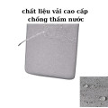 Túi chống sốc laptop, túi đựng macbook 2 ngăn có quai xách, Màu xám - 13inch - 13.3inch