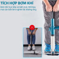 Dụng cụ thông tắc bồn cầu, cống bằng khi nén áp lực siêu mạnh, Ống thép - Tay cong	