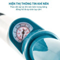 Dụng cụ thông tắc bồn cầu, cống bằng khi nén áp lực siêu mạnh, Ống thép - Tay cong	