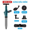 Dụng cụ thông tắc bồn cầu, cống bằng khi nén áp lực siêu mạnh, Ống thép - Tay cong	