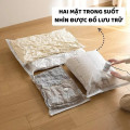 Túi hút chân không đựng quần áo, chăn màn chống ẩm mốc tiện lợi tặng bơm tay, Combo 10 túi 40x60	