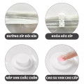 Túi hút chân không đựng quần áo, chăn màn chống ẩm mốc tiện lợi tặng bơm tay, Combo 10 túi 40x60	