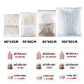 Túi hút chân không đựng quần áo, chăn màn chống ẩm mốc tiện lợi tặng bơm tay, Combo 10 túi 40x60	