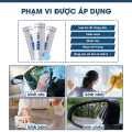 (Combo 3 lọ) Lọ 15 viên sủi rửa kính ô tô đậm đặc rửa sạch mọi vết bẩn