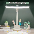 Đèn học để bàn chống cận thị gấp gọn kèm pin sạc tích điện, Loại 3600mah (gồm cả củ sạc)	