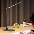 Đèn học để bàn bóng Led chống cận, tích điện kết hợp cảm ứng, Màu đen - Bản tiêu chuẩn cắm điện
