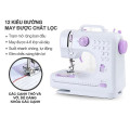 Máy may gia đình đa năng 12 kiểu may có vắt sổ kèm bàn mở rộng kèm phụ kiện
