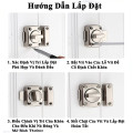 Khóa chốt núm xoay, khóa chốt của an toàn, chắc chắn, 42*30mm dày 13mm