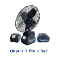 Quạt tích điện mini làm mát cực nhanh, sử dụng liên tục nhiều giờ, QUẠT + 1 PIN + 1 SẠC