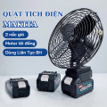 Quạt tích điện mini làm mát cực nhanh, sử dụng liên tục nhiều giờ, QUẠT + 1 PIN + 1 SẠC