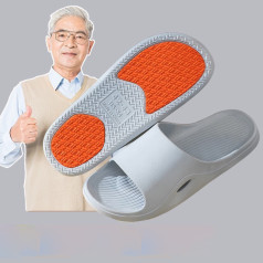 Dép chống trơn trượt cho người già, phụ nữ có thai và môi trường dễ trơn trượt, Màu xám - Size 38/39