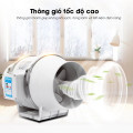 Quạt hút mùi thông gió khói công nghiệp lõi đồng cao cấp, HF75 -35W