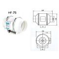 Quạt hút mùi thông gió khói công nghiệp lõi đồng cao cấp, HF75 -35W