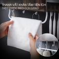 Kệ để đồ nhà tắm tích hợp khay bàn chải đánh răng treo tường tiện dụng