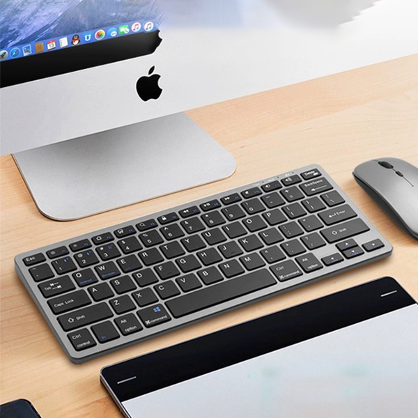 Bàn phím không dây kết nối Bluetooth siêu mỏng, gọn nhẹ dễ di chuyển 