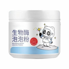 Bột tẩy siêu sạch Enzyme, xử lý ố vàng, sạch vết cứng đầu, an toàn cho vải trắng & màu, 1 lọ