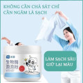 Combo 2 lọ Bột tẩy siêu sạch Enzyme, xử lý ố vàng, sạch vết cứng đầu, an toàn cho vải