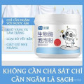 Combo 2 lọ Bột tẩy siêu sạch Enzyme, xử lý ố vàng, sạch vết cứng đầu, an toàn cho vải