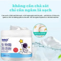 Combo 2 lọ Bột tẩy siêu sạch Enzyme, xử lý ố vàng, sạch vết cứng đầu, an toàn cho vải
