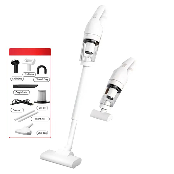 Máy hút bụi không dây, nhỏ gọn, hút khoẻ, sạch mọi ngóc ngách