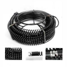 Dụng cụ thông cống dây lò xo đàn hồi đa năng , Dây 3m + phụ kiện