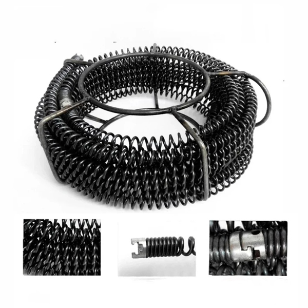 Dụng cụ thông cống dây lò xo đàn hồi đa năng