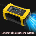 Sạc ắc quy 12V/6A thông minh tự ngắt khi pin đầy, chống quá tải 