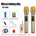 Bộ 02 Micro không dây kết nối bluetooth lọc âm tốt âm thanh sống động, TP-288（1 MICRO)
