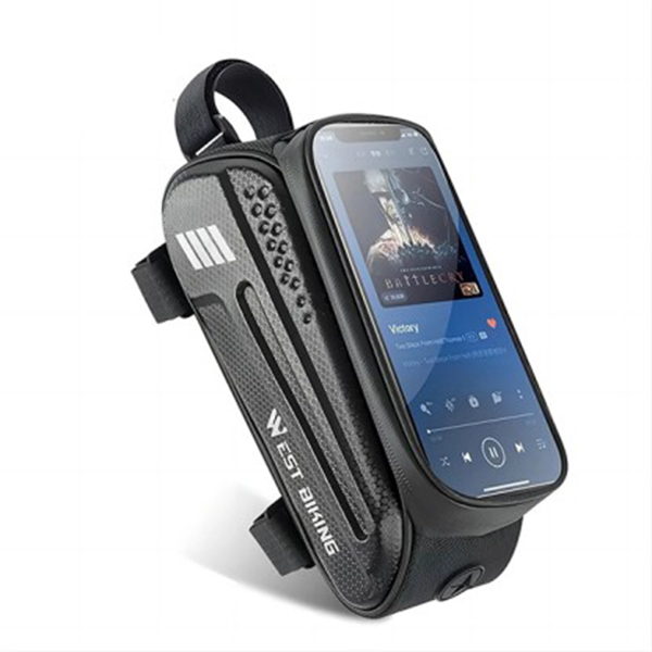 Túi gắn sườn xe đạp West Biking, gọn nhẹ, chống thấm, đựng đồ tiện lợi