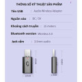 USB âm thanh Bluetooth 2 chiều, kết nối nhanh, âm rõ, cắm là chạy