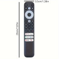 Remote điều khiển thông minh TCL Smart TV đa chức năng có thể kết nối Netflix, Loại không có giọng nói