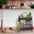 Kệ đựng đồ gia vị đa năng nhà bếp 2 tầng cao cấp