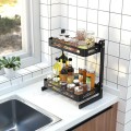 Kệ đựng đồ gia vị đa năng nhà bếp 2 tầng cao cấp
