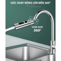 Vòi nước tăng áp thông minh xoay linh hoạt đa hướng