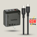 Bộ sạc Type C Basefast 65w hiệu suất cao tiết kiệm điện